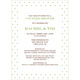 Green Pin Dot Invitations Image 4 of 5